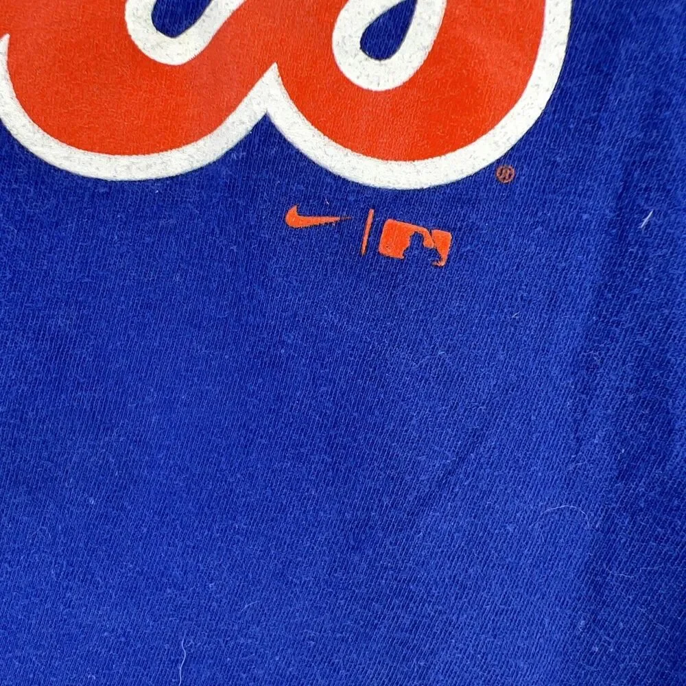 Nike NY Mets Pete Alonso 20 Shirt Boys Youth L 14/16 Blue MLB Baseball Graphic T